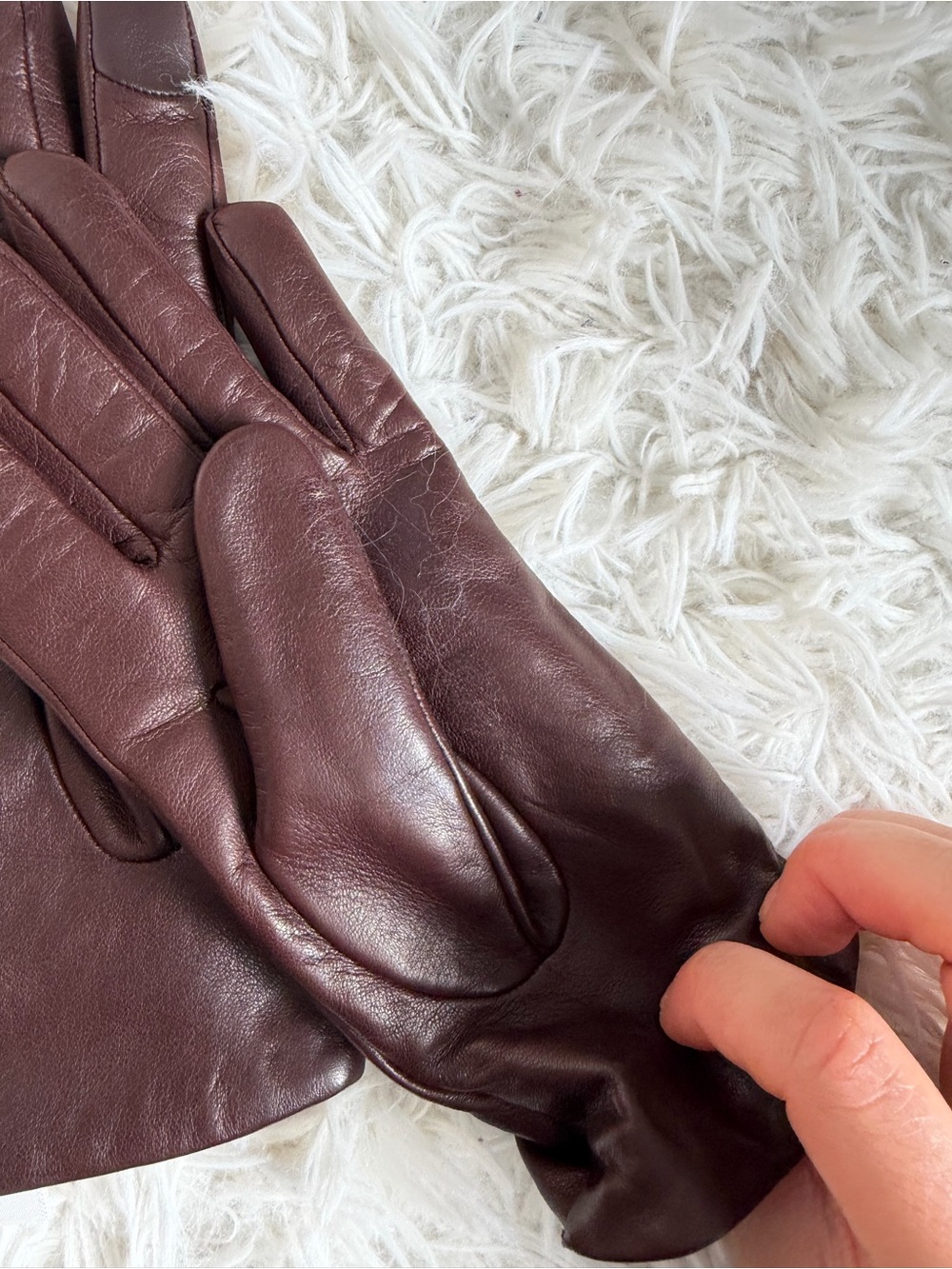 Aritzia Renown Leather Gloves - Picture 9 of 9